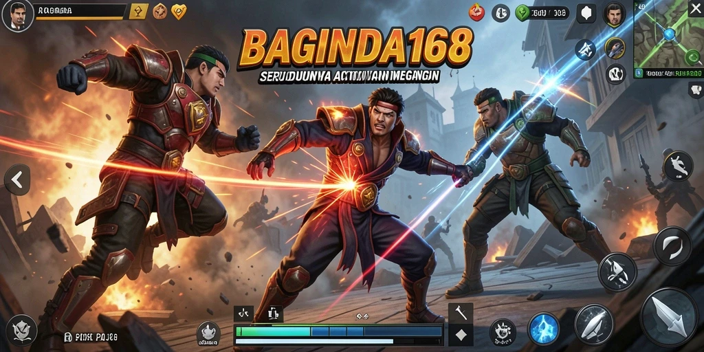 Tampilan utama gameplay BAGINDA168 yang seru.