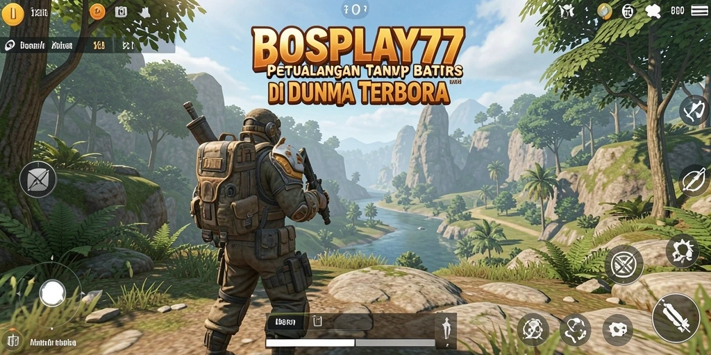 Tampilan menarik gameplay BOSPLAY77 dalam dunia terbuka.