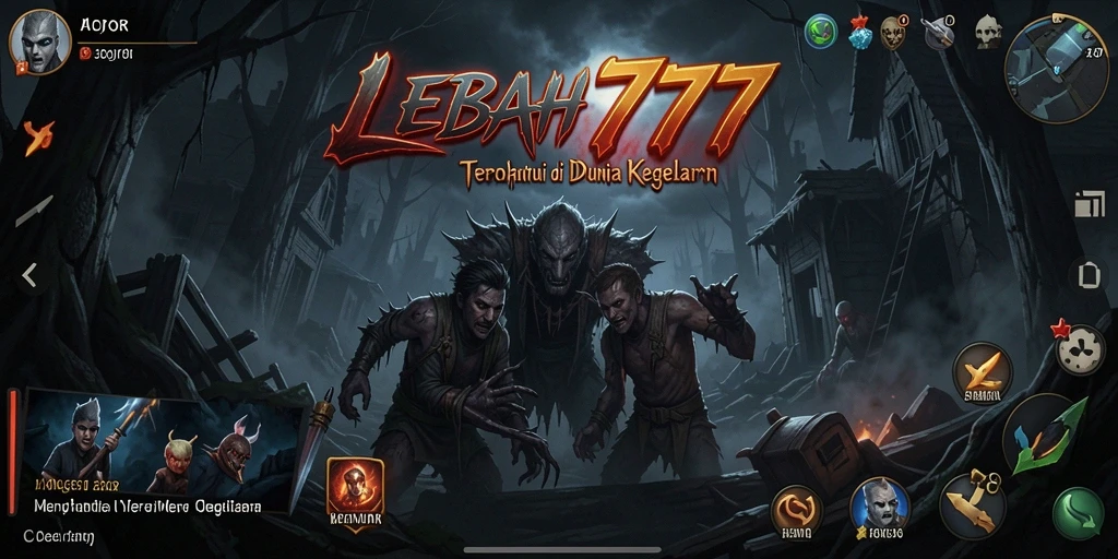 Gameplay seram dengan suasana mencekam di LEBAH777.