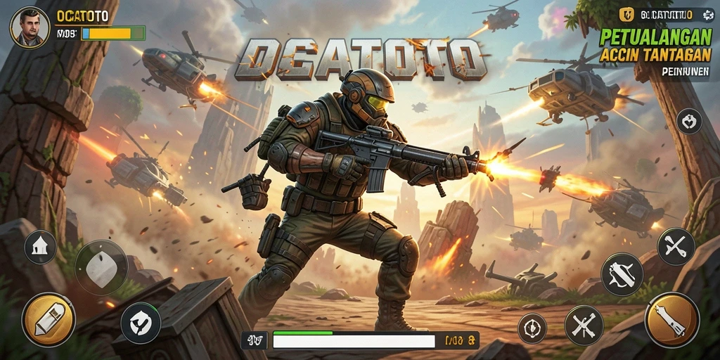Screenshot gameplay OCATOTO menampilkan aksi seru dan grafis menarik.