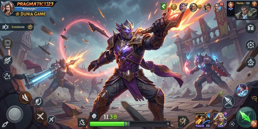 Tampilan gameplay PRAGMATIC123 dengan aksi pertarungan yang mendebarkan.